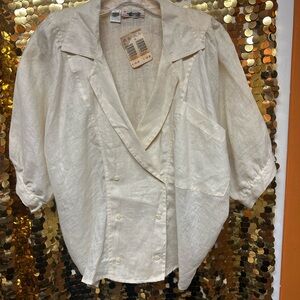 Chic White Women's Blouse